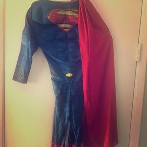 Deluxe Man of steel super man costume